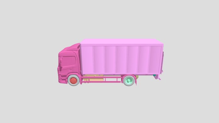 Scania P500 Lorry Truck 2018 – Free 3D Model STL