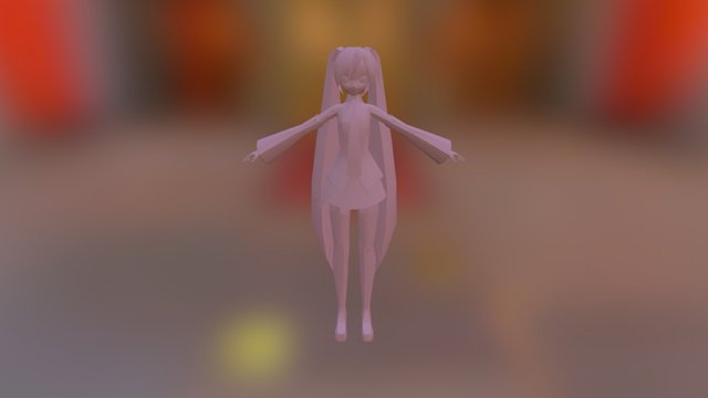 Hatsune Miku 3D Model