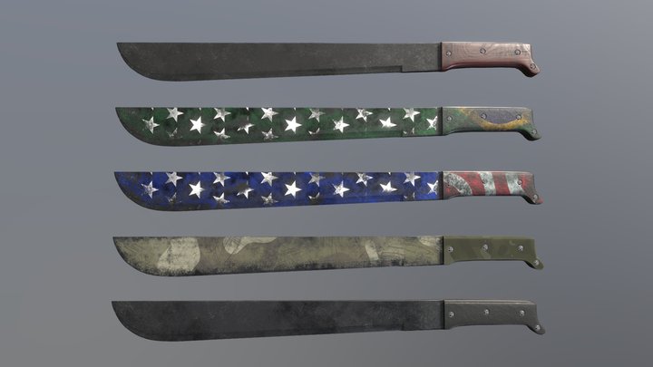 Machete – Free 3D Model STL