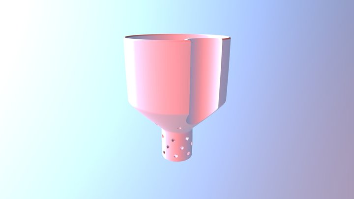 Self Watering Planter Small Pot 3D Model