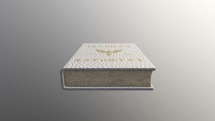 Book Asset 3D Model