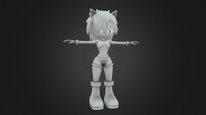 Tara The Scout Cat 3D Model