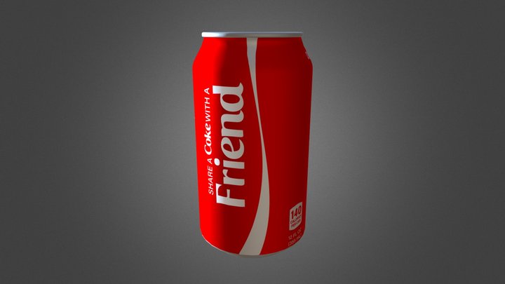 Coke Can 3D Model