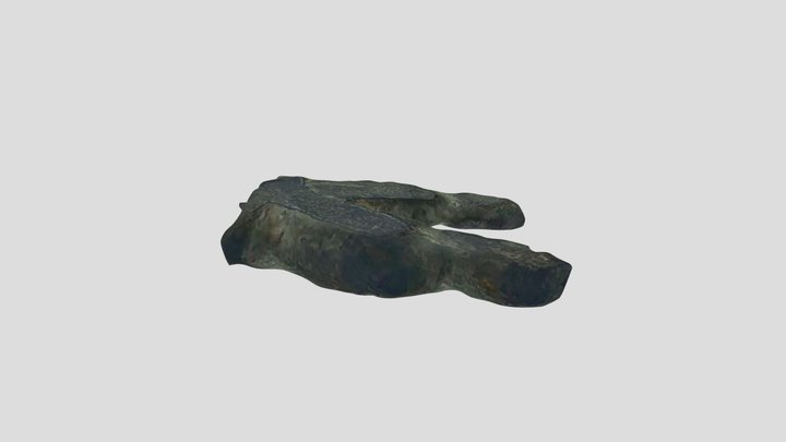 Wmid-56125c - Post Medieval pipe tamper/stopper 3D Model