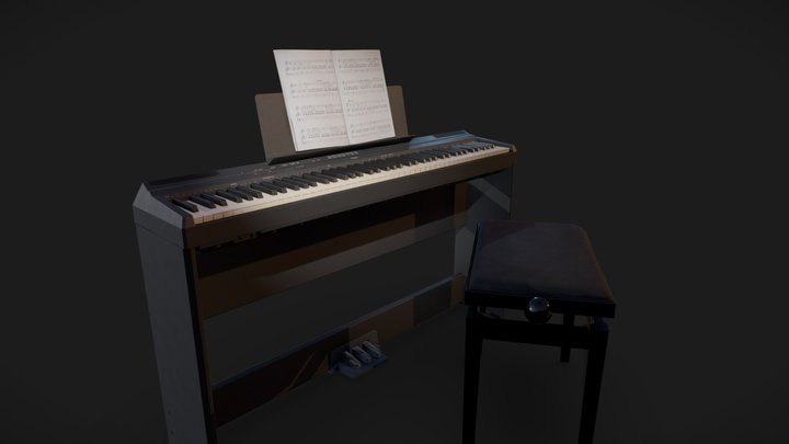 Yamaha P-115 3D Model