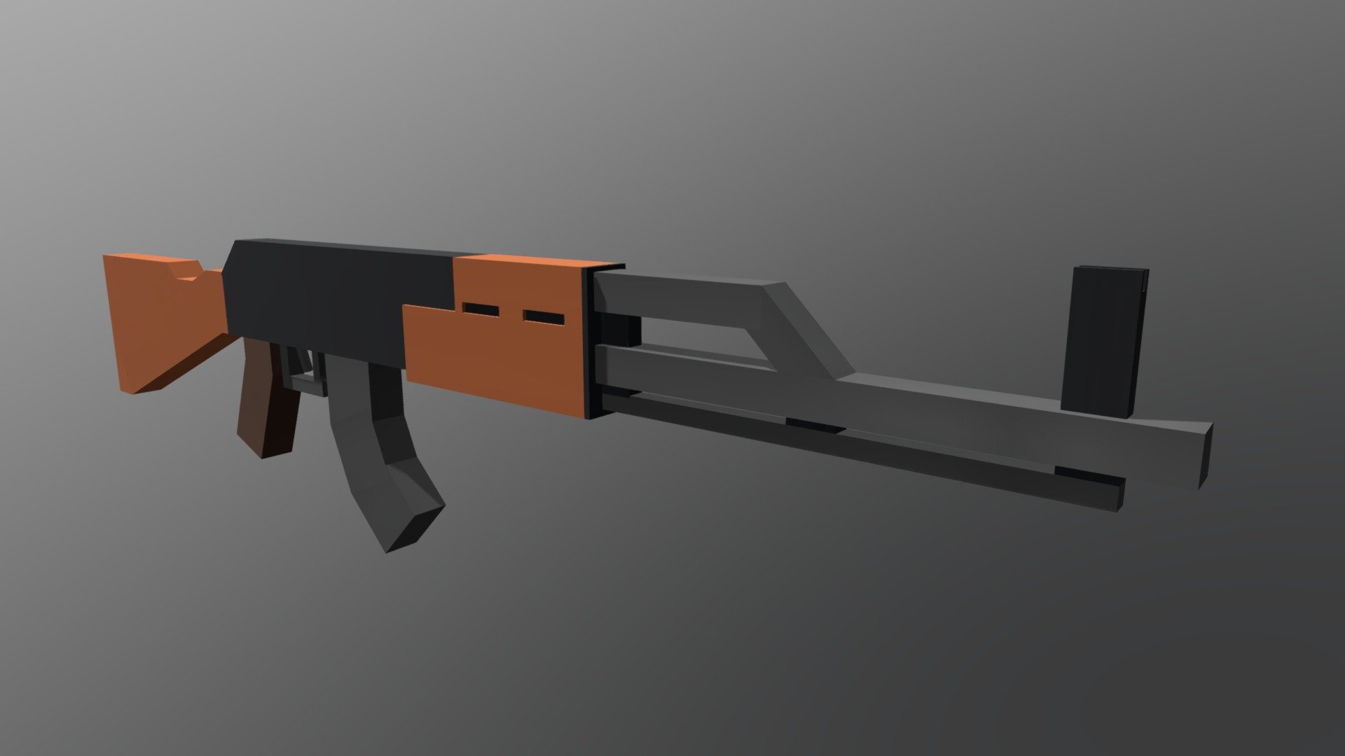 Ak47 rust 3d model фото 102