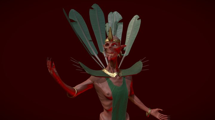 Godess of Decay 3D Model
