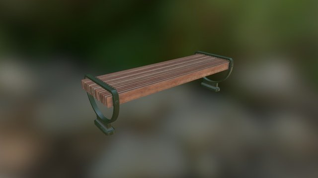 Bench02 3D Model