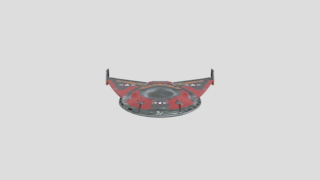 Sci Fi American Ufo Drone Jetfighter