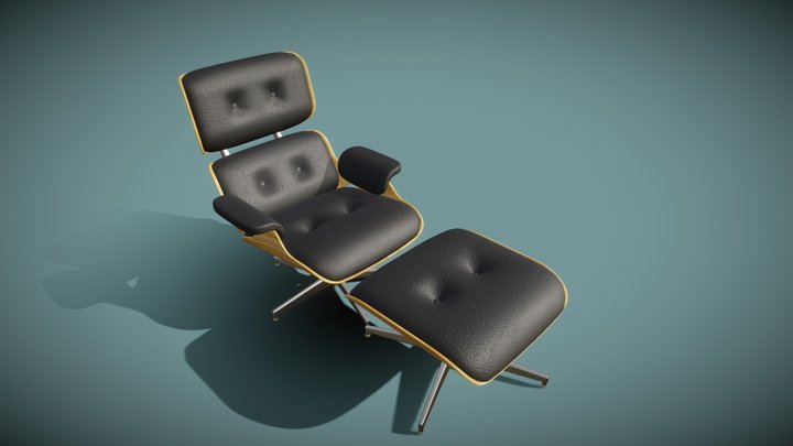 Eames Chair Blender 3D Model