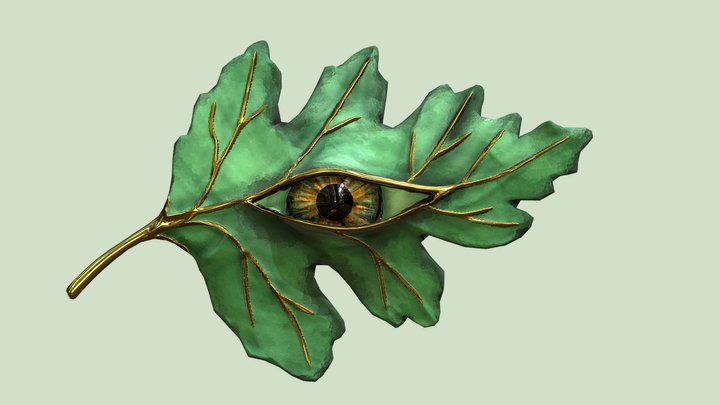 The Watchful Leaf – Gratis 3D-model STL