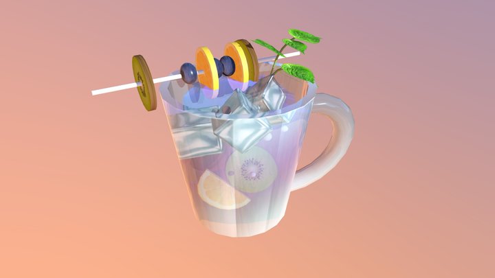 extra credit cup without logo 3D Model