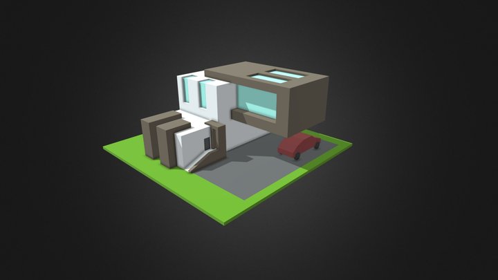 Modern House 3D Model