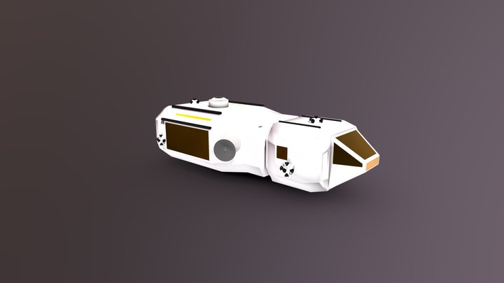 L.E.O. Interstation Transport Shuttle 3D Model