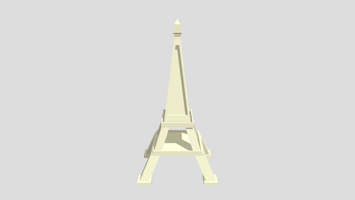 Eiffel Tower 3D Model