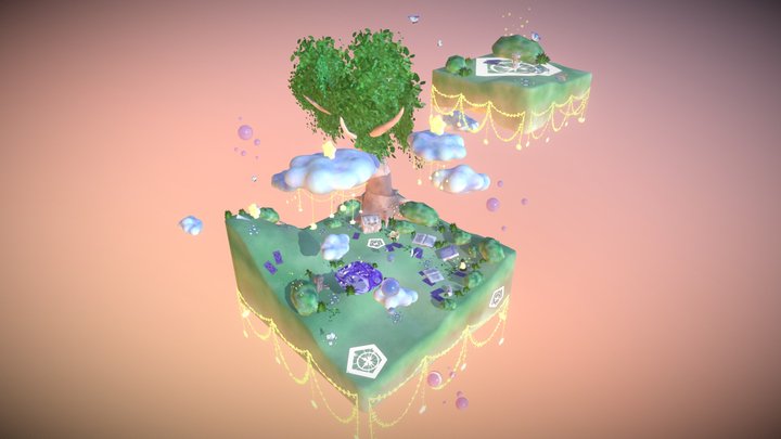 Sugar Island 3D Model