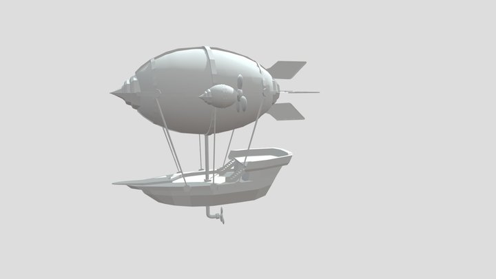 ZEPELIN STEAMPUNK 3D Model