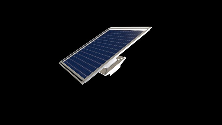 panel solar 3D Model