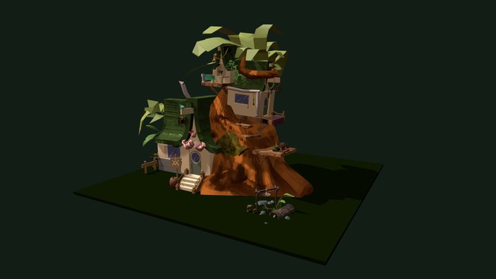 Voodoo Cabin -  Project 3D Model