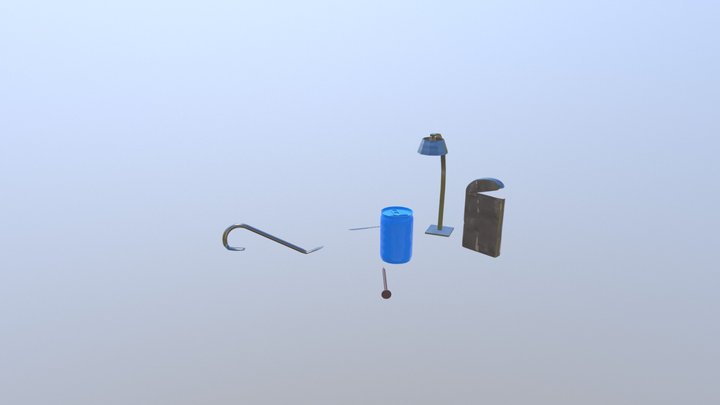 The 6 Props 3D Model