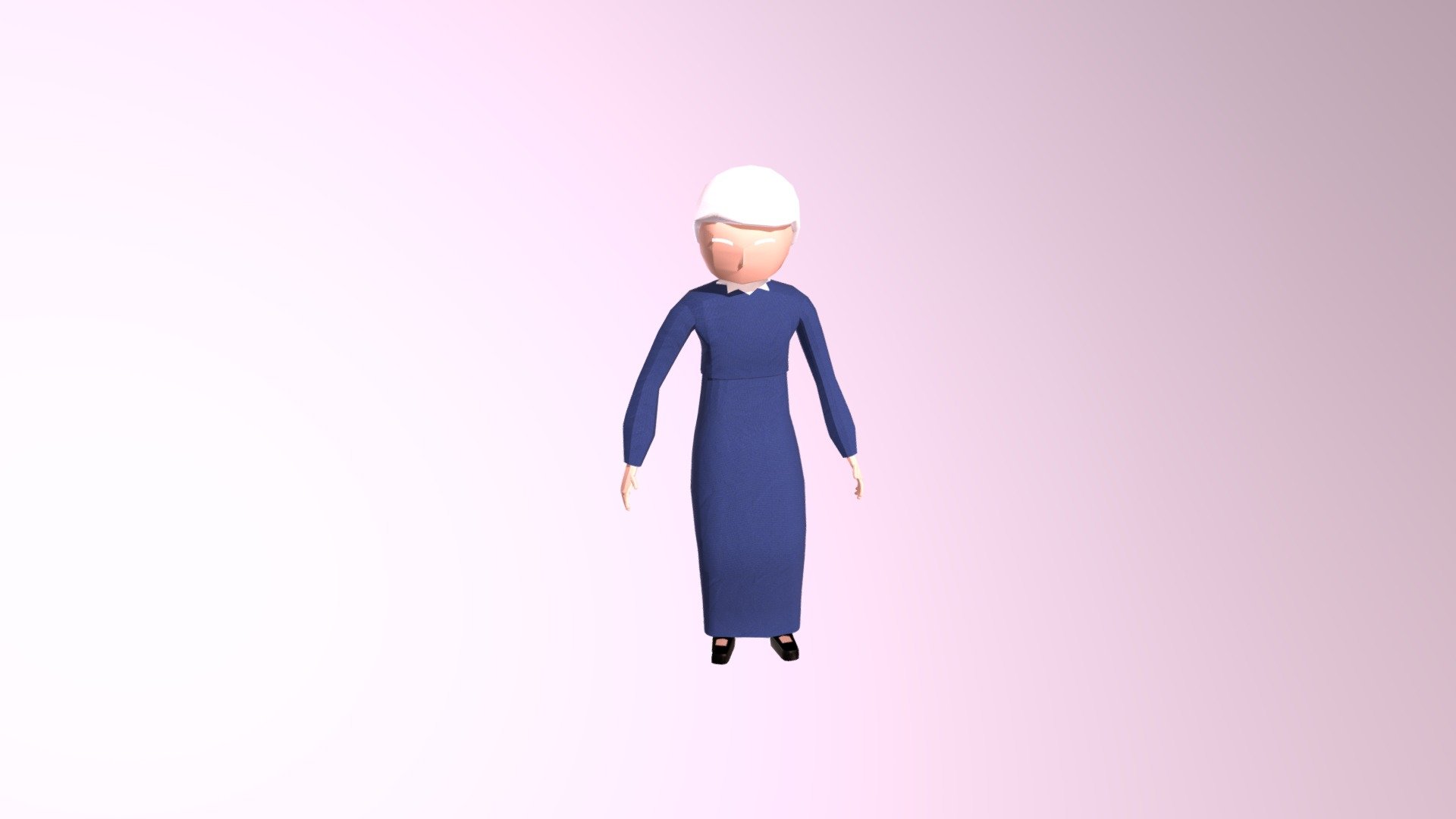 Low Poly Marie Curie