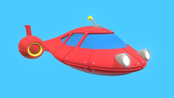 Rocket from Little Einsteins 3D Model