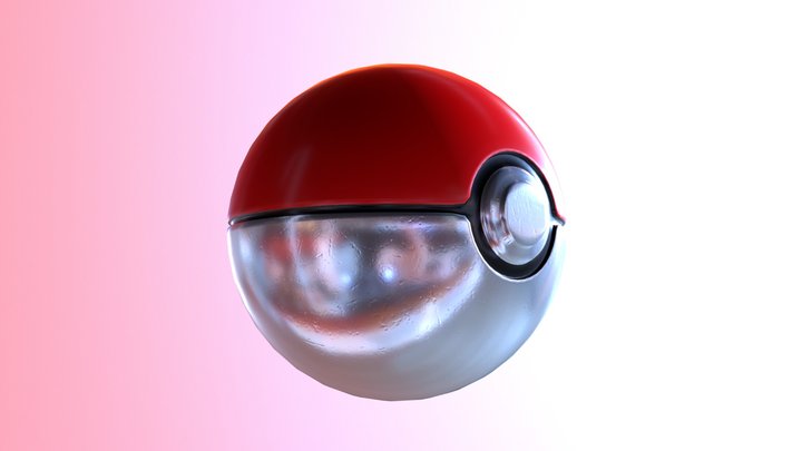 Pokeball 3D Model