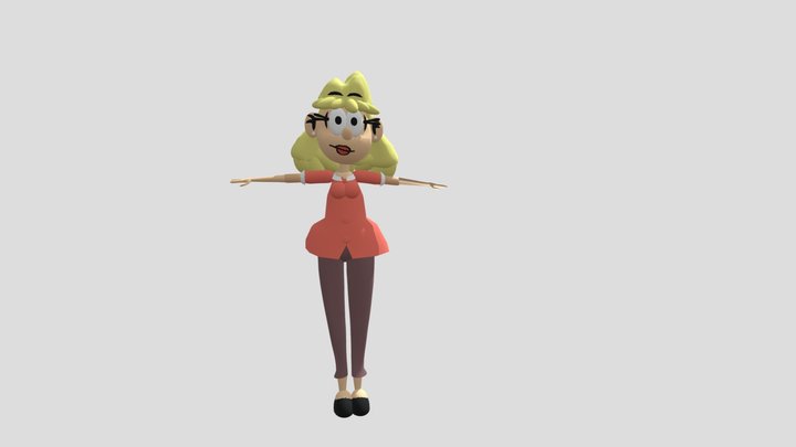 Rita Loud 3D model (Loud House) 3D Model