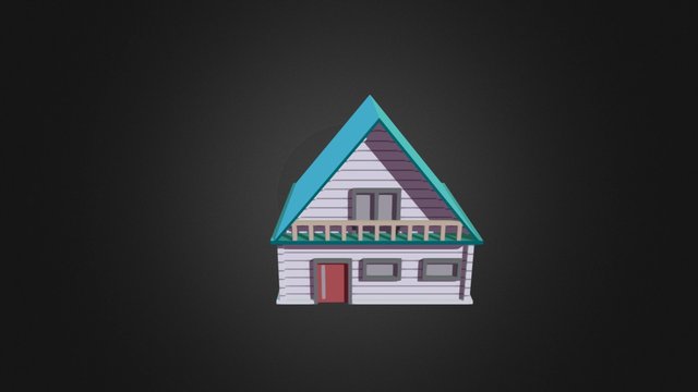 Pallet House 3D Model