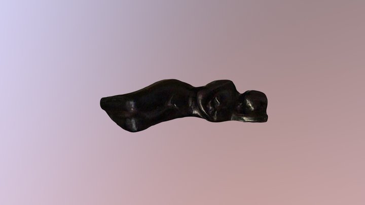 Laying woman 3D Model