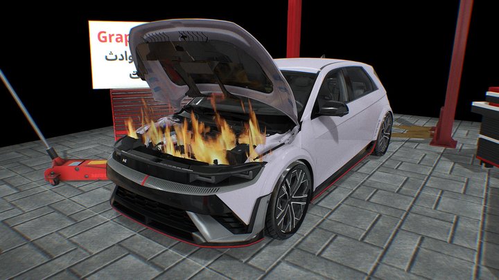 GraphTherm-X للحـــد من حوادث السيارات 3D Model