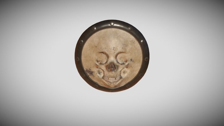 Skull Shield 3D Model