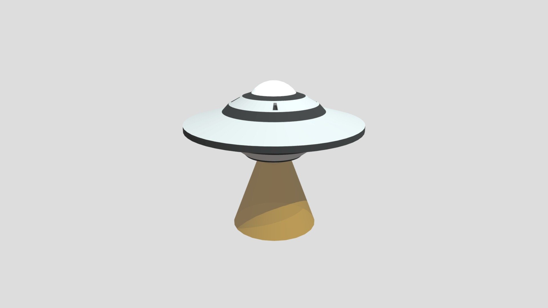 Flying saucer from Poly by Google - Download Free 3D model by IronEqual ...