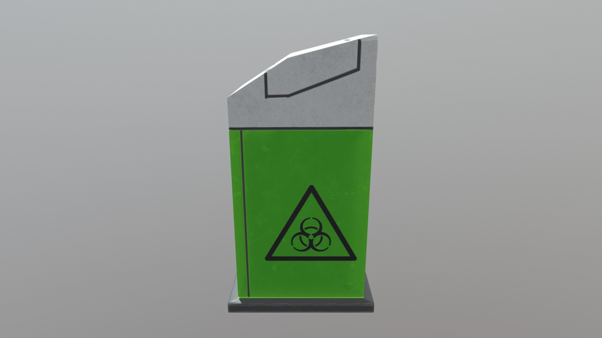 Biohazardous waste bin - 3D model by hat_trick [6cab4d1] - Sketchfab