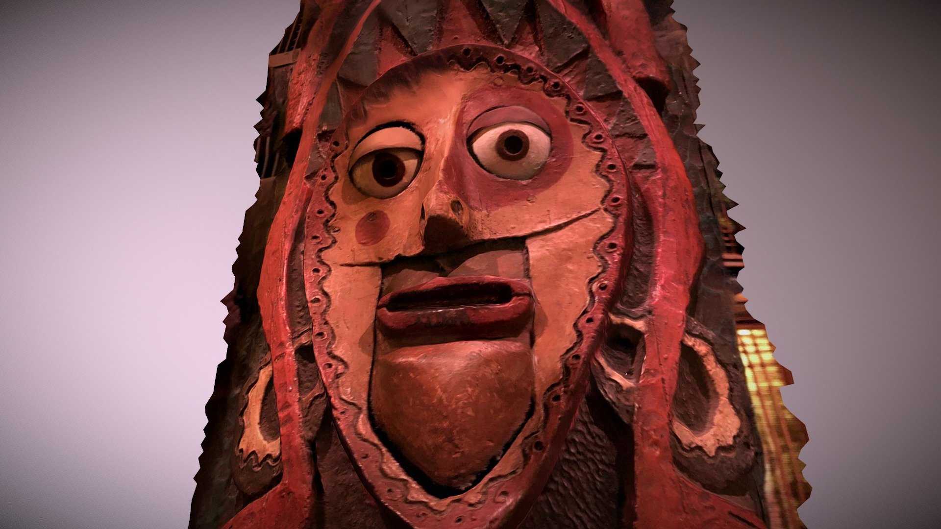 Disneyland - Enchanted Tikki Room faces