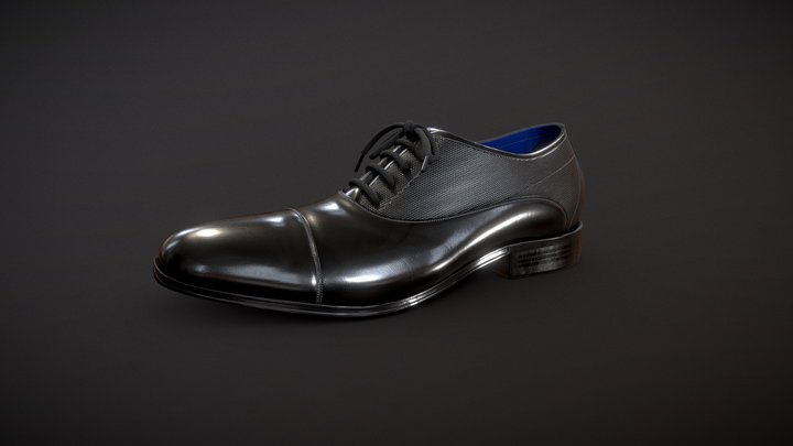 Bugatti Dress Shoes 3D Model
