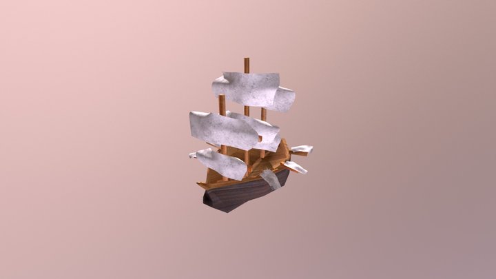 Captains quaters pirateship 3D Model