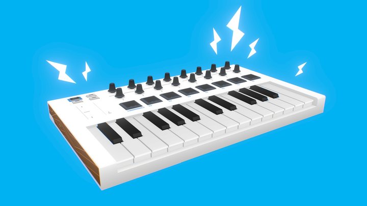 MIDI 3D Model