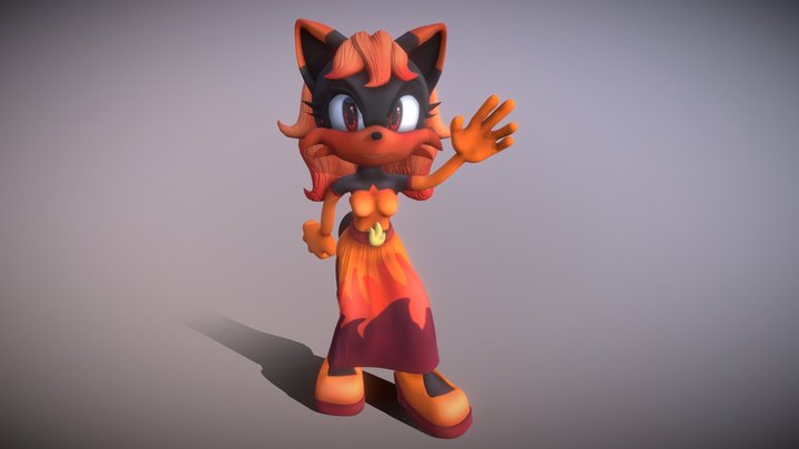 Diana the fox 3D Model