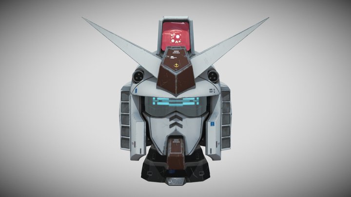 Head_RX_78_01 3D Model