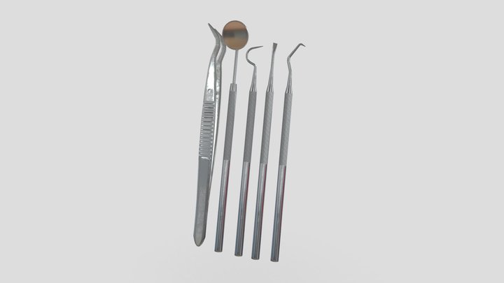 Dental Tool Pack 3D Model