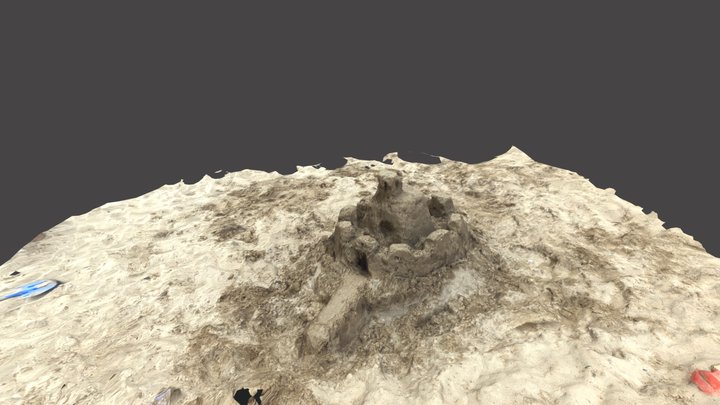 Sandcastle 3D Model