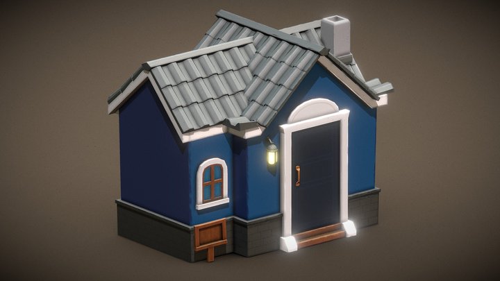 Wolfgang - Animal Crossing House 3D Model