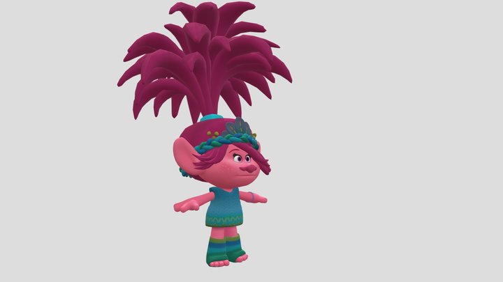 Poppy (Trolls Remix Rescue) 3D Model