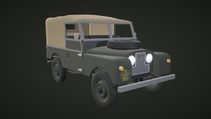 Land Rover Serie 1 86 3D Model