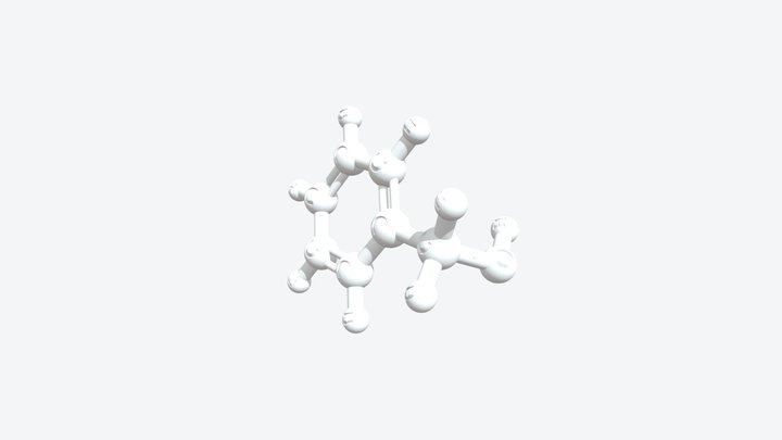 Benzyl alcohol 3D Molecular Model — CAS 100-51-6