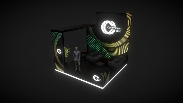 Stend Conversion Club 4x4 by Quil Grafit 3D Model
