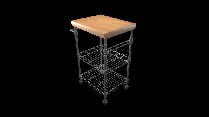 Kitchen Cart 3D Model