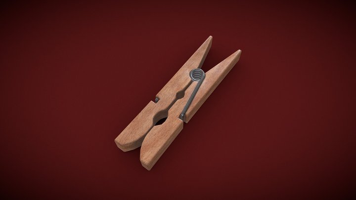klamerka 3D Model