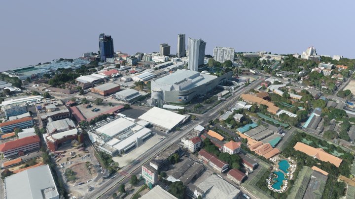 Pattaya City Hall 3D Model